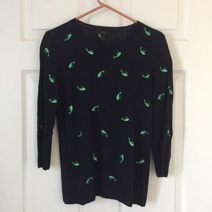 J crew whale sweater